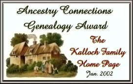 Ancestry Connections Genealogy Award