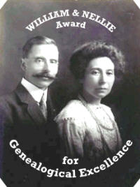 William & Nellie Award for Genealogical Excellence