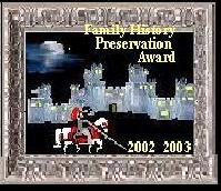 Family History Preservation Award