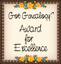 Got Genealogy Award for Excellence