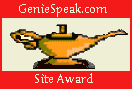 GenieSpeak.com Site Award