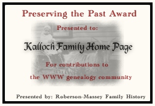 Roberson-Massey Family's Preserving the Past Award