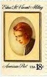 Edna St. Vincent Millay - 1981 U.S. Postage Stamp