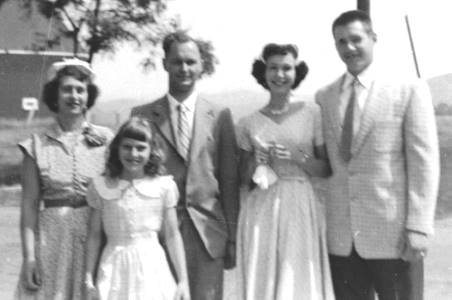 Anita Gross & Charles Fernald wedding 1955