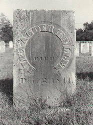 Alexander Keller - gravestone