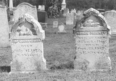 Capt. John aand Susan Keller gravestone