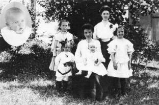 Ethel & Alice Kalloch with Myrtie & children